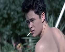 Harrison Gilbertson smoking